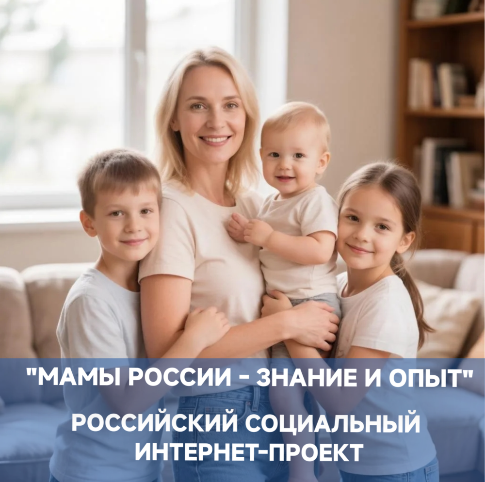 Для российских мам стартовал масштабный социальный интернет-проект «Мамы России – знание и опыт»