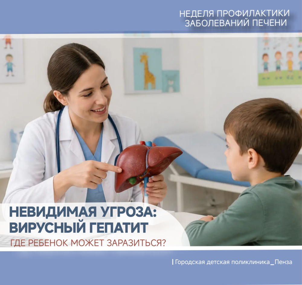 Невидимая угроза: почему мы недооцениваем вирусные гепатиты и где ребёнок может с ними столкнуться? /Врач-инфекционист О.Захматова/