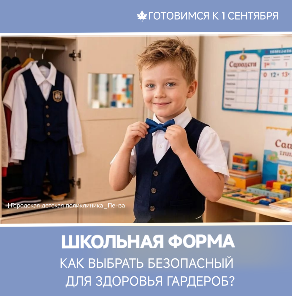 Школьная форма: о чем важно помнить при выборе ученического гардероба /Врач-аллерголог Н.Шамова/