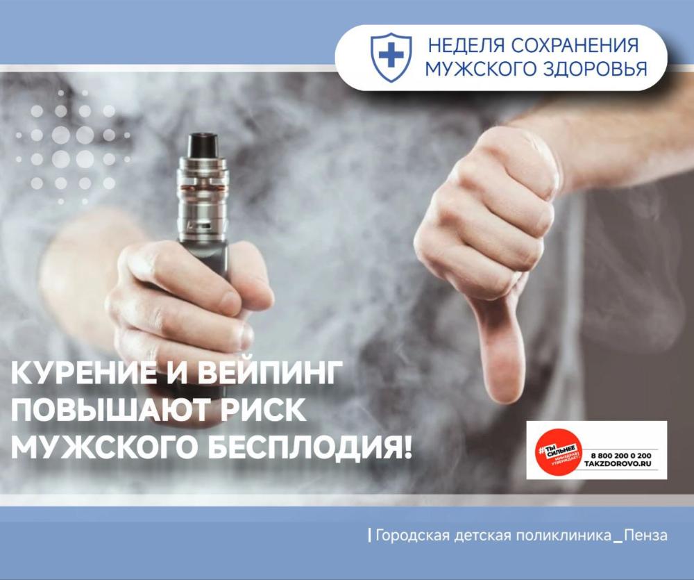 Курение и потребление электронных сигарет повышают риск мужского бесплодия!