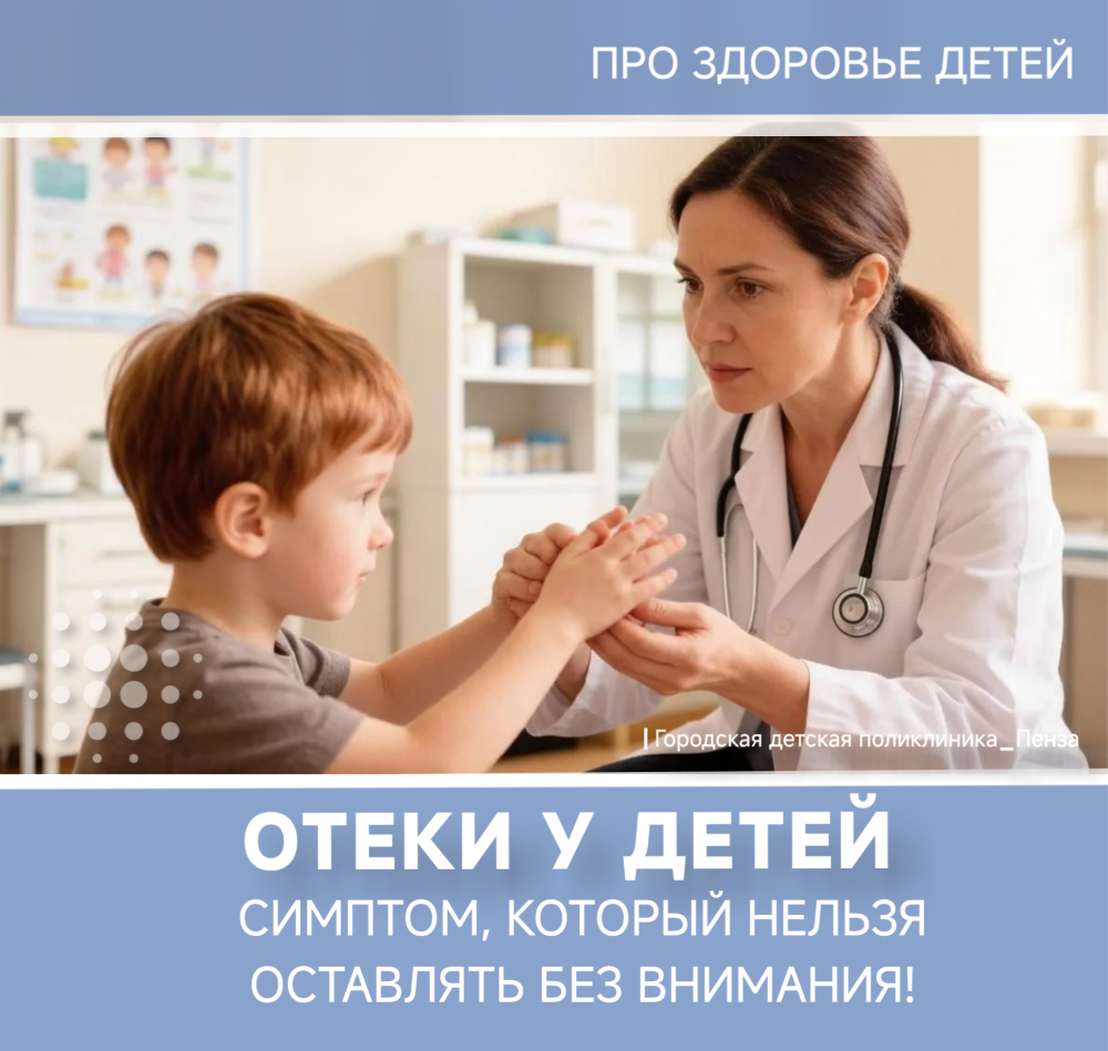 Отёки у детей — симптом, который нельзя оставлять без внимания! /Врач-педиатр М.Исаенко/