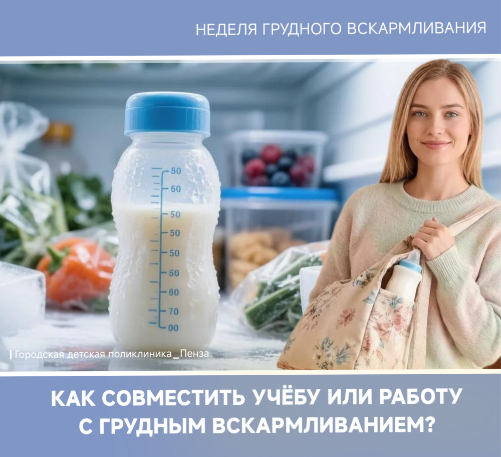 Как  кормящей маме совместить работу, учебу и сохранить грудное вскармливание /Врач-педиатр О.Сюндюкова/
